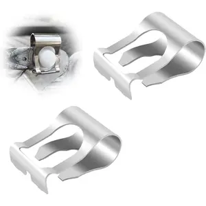 2PCS Windshield Wiper Linkage Clip,Windshield Wiper Transmission Clip with Barb Fixing Teeth Design,Universal Wipers Motor Assembly Clips Car Accessories for Fixing Wipers Linkage