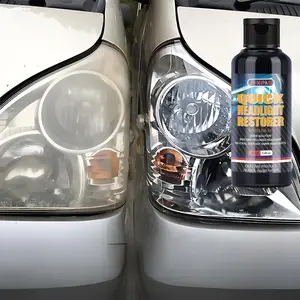 JB-XPCS Car Headlight Restoration Repair Liquid, 1 Count Car Headlight Scratch Remover, Professional Car Headlight Polishing Agent