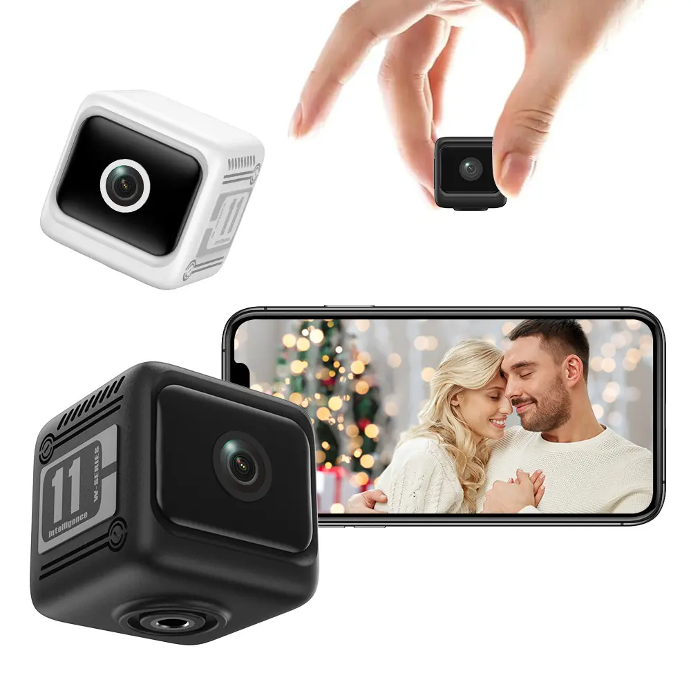 For Smart Wireless Mini Security Camera 2.4GHz WiFi, Smart Home Camera, Surveillance Cameras, Remote Viewing on Mobile Apps, USB Rechargeable, No SD Card Included  Motion detection, intelligent alarm notification, Surveillance Security Camera