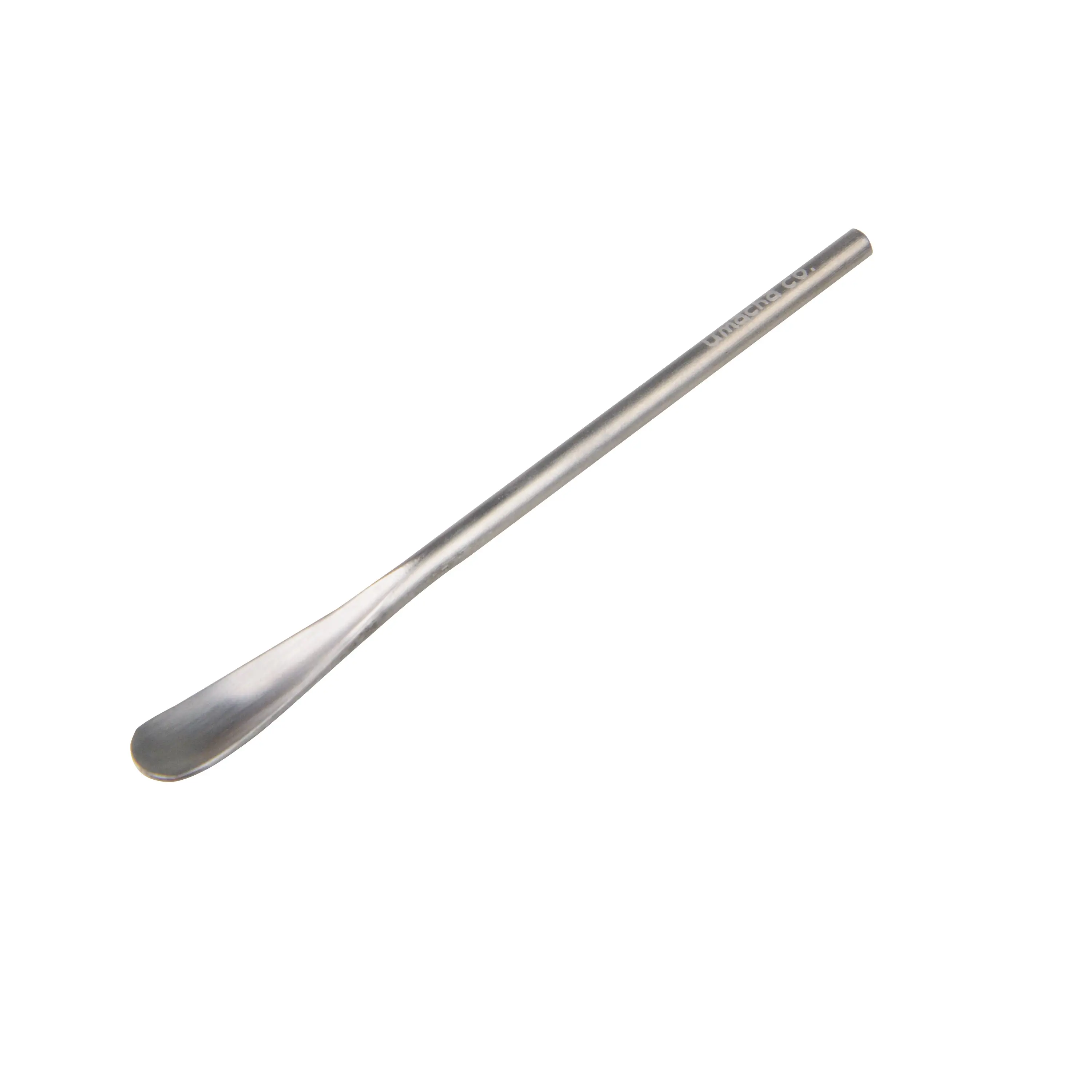 Umacha.co Matcha Spoon, Matcha Chashaku Stirring Tea,Bamboo Matcha Scoop, Stainless Steel  Scoop