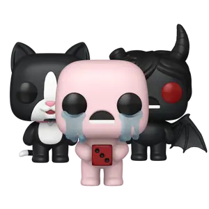 Funko Pop! The Binding of Isaac: Rebirth – Isaac with D6 #1178, Guppy #1179, Azazel #1180 (Set)