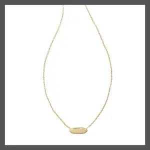 Kendra Scott Jaimee Metal 14K Gold Over Brass Pendant Necklace - Gold