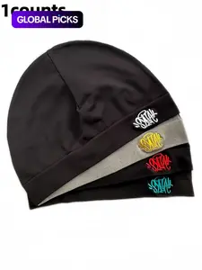Skull Beanie, New Unisex Knitted Beanie Fitted Hat, Adjustable Hat, Breathable Casual Elastic Material High Quality Y2K Warm Beanie