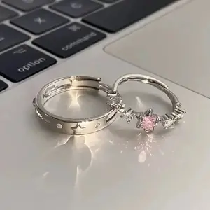 Matching Couple Star Rings