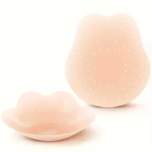 Niidor Ultra-Thin Adhesive Sticky Push Up Bras - Invisible, Strapless, Backless, Comfortable, Reusable Nipple Covers with Lift And Breathable Holes - Silicone Nipple Covers for Enhanced Cleavage And Confidence