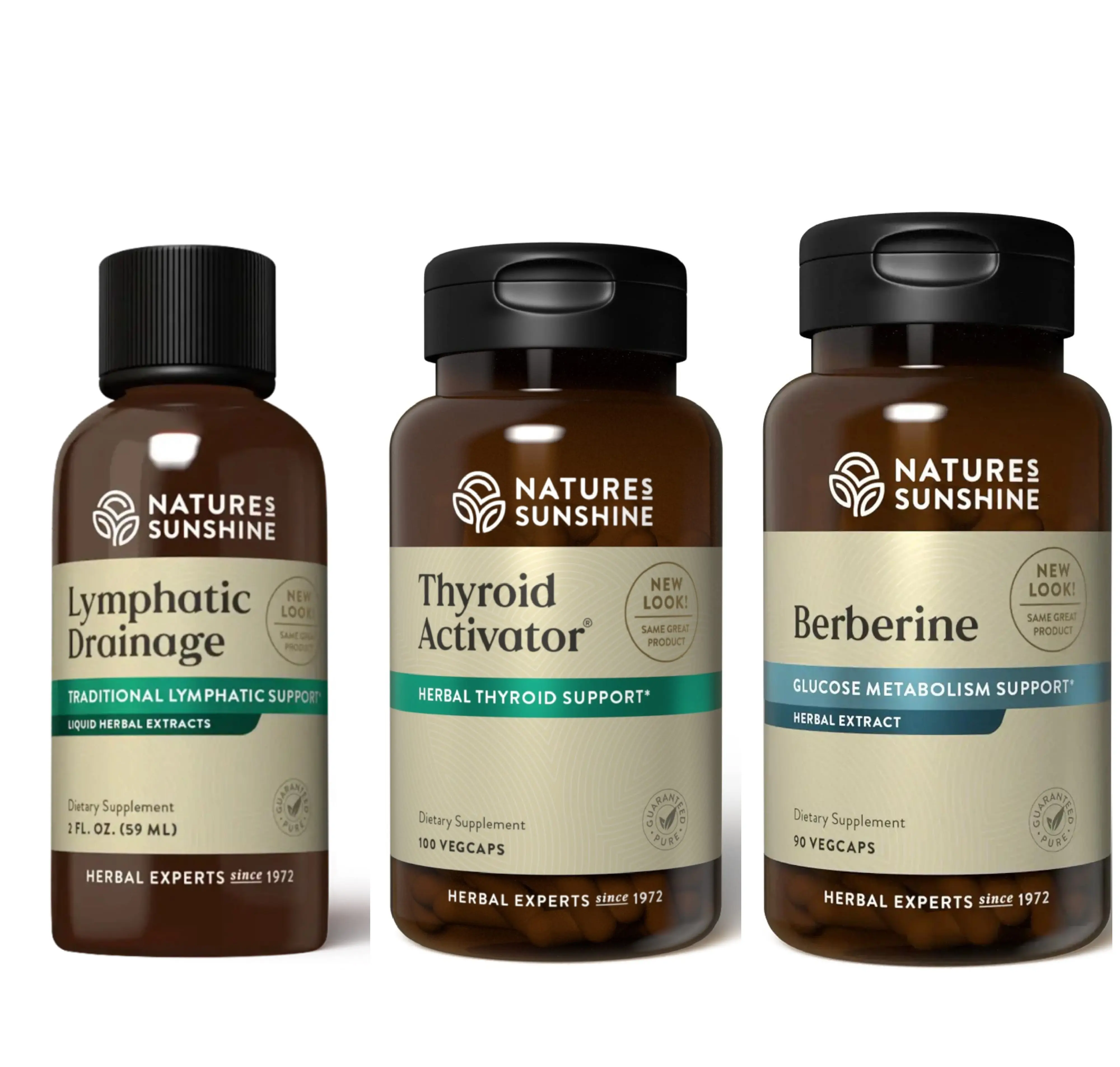 Depuff Trio: Lymphatic Drainage, Berberine, Thyroid Activator