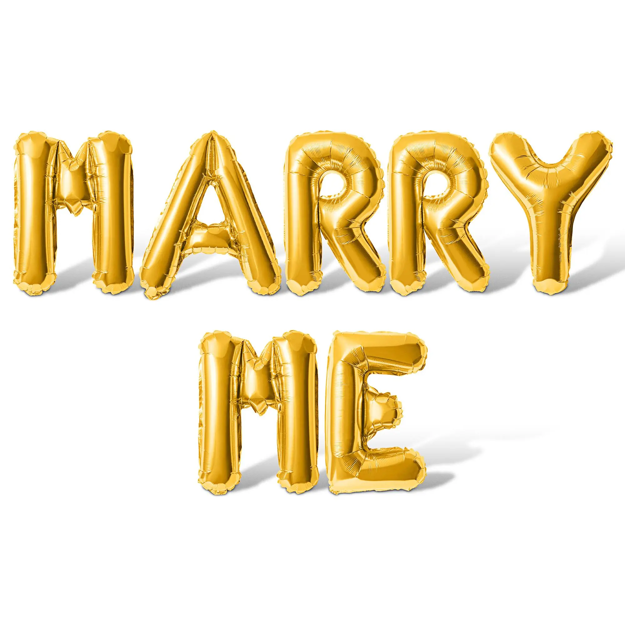 Letter Balloons - MARRY ME 16" Inch Alphabet Letters Foil Mylar Balloon Marriage Proposal Party Banner