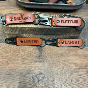 King Ranch Keychain,Limited, Platinum, SXT, Sport, OBS, Snap Hook, Ford Keychain, Leather Keychain, F250, F350, f150, Bronco, powerstroke, FX4, Mustang, Super Duty, Explorer, Ranger, gift his her, dad, Key Fob, Key Organizer, Key Holder, Keychain, EDC