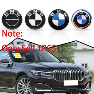 1PCS 74/82mm Car Front Hood Emblem Rear Trunk Badge Logo For BMW X1 X3 X5 X6 E46 E36 E38 E39 E90 E91 E92 E60 E87 E36 M M3 M4 F30 F31 F32 F10 F11 F18 Auto Accessories Car Decals