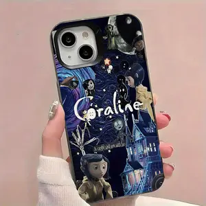 Horror Holiday Print Smartphone Case - Polycarbonate & Shockproof TPU-Silicone Casing, Customized Handheld Devices Accessory, Drop-Proof Durable Cover for iPhone 11/12/13/14/15/16 Pro Max/Plus, Cute Gift