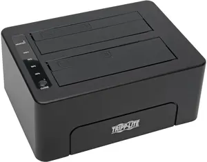Tripp Lite TRL-U339-002 USB 3.0 SuperSpeed to Dual SATA External Hard Drive Docking Station for 2.5-3.5 in. HDD