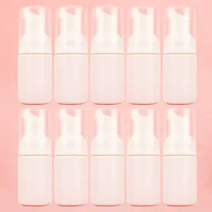 10pcs 30ml Plastic Foaming Soap Bottle Empty Refillable Foam Bottle Foaming Soap Dispenser Pump Bottles for Travel Soap Dispenser Set
