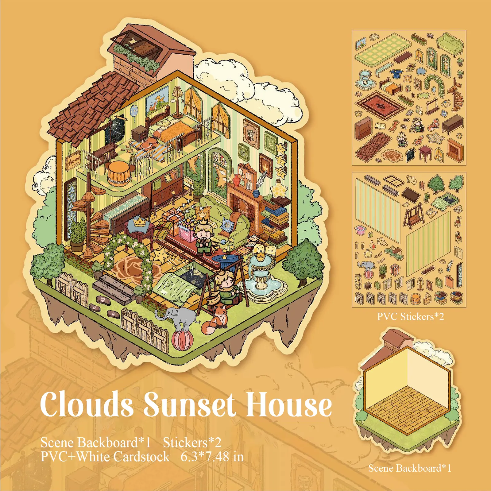 Clouds Sunset House