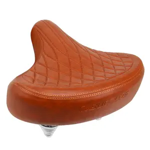 BUCKLOS Bike Seat for Comfort Men Women Wide Bicycle Seats Large Bike Saddle for Ebike Beach Cruiser Peloton Stationary Bike, Mountain Bike