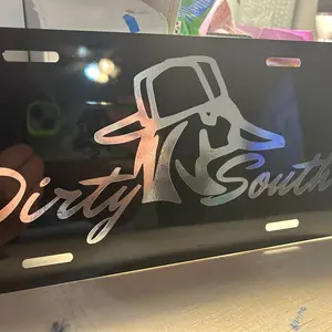 Dirty south duck license plate