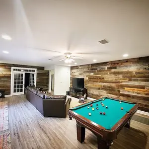 Reclaimed Wood Coyote Mix, 52 Sqft, Grey-Brown Shades Mixture, Sustainable Eco-Friendly Alternative by Rough Grain Wood Co.