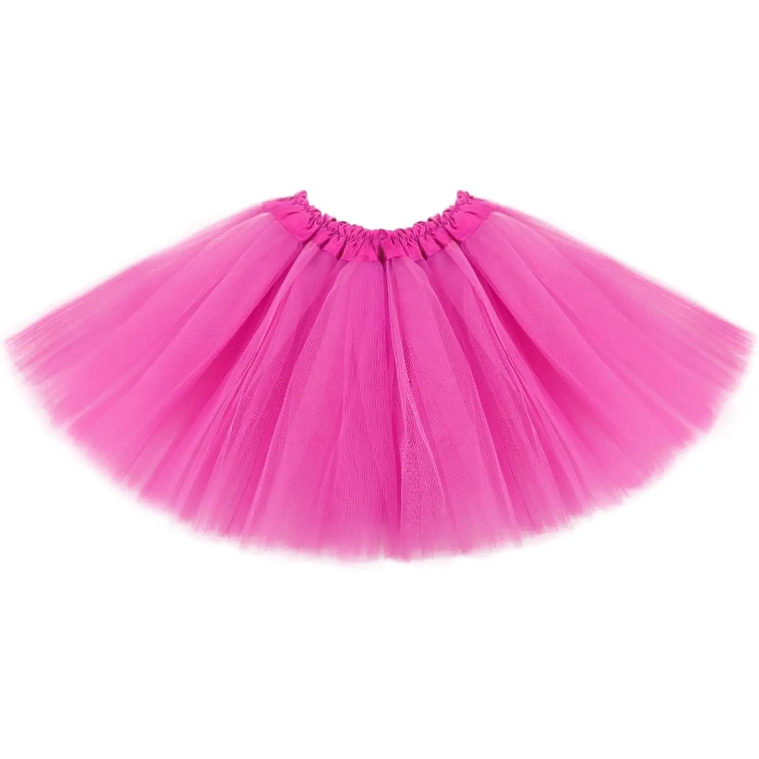 Tutus for Girls 3 Layered Tulle Tutu Skirts for 4-12 Years Birthday Dance Halloween Cosplay Party Supplies