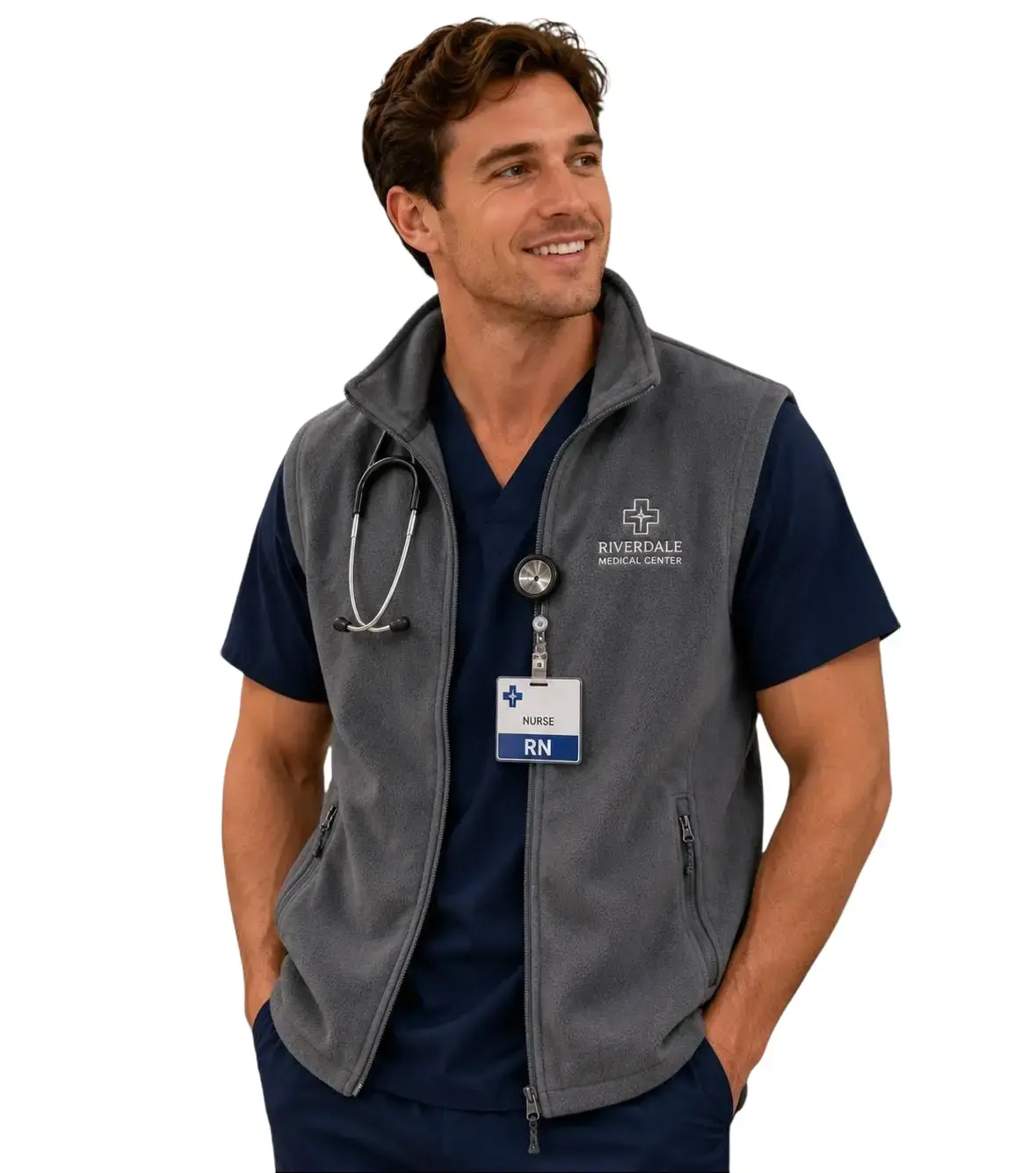 Port Authority Men's Collared Fitted Plain Sleeveless Soft Padded Polyester Vest - Zipper Closure, Multiple Pockets, Durable Outer Shell, All Seasons Work Wear Layer, Casual Office/Outdoor Complement, Menswear Tops