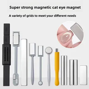 Magnetic Glitter Gel Nail Polish, Strong Magnetic Strip Manicure Art Tool, Thickened Version, Powerful Large Magnet, Nail Care Tool, Nail Supplies Equipment, Single Pack