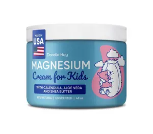 Magnesium Cream - Gentle Soothing with Calendula, Aloe Vera & Shea Butter for Relaxation, Sleep, and Calming Body Care Hydrating Blend, Unscented Moisturizing Lotion Moisturizer