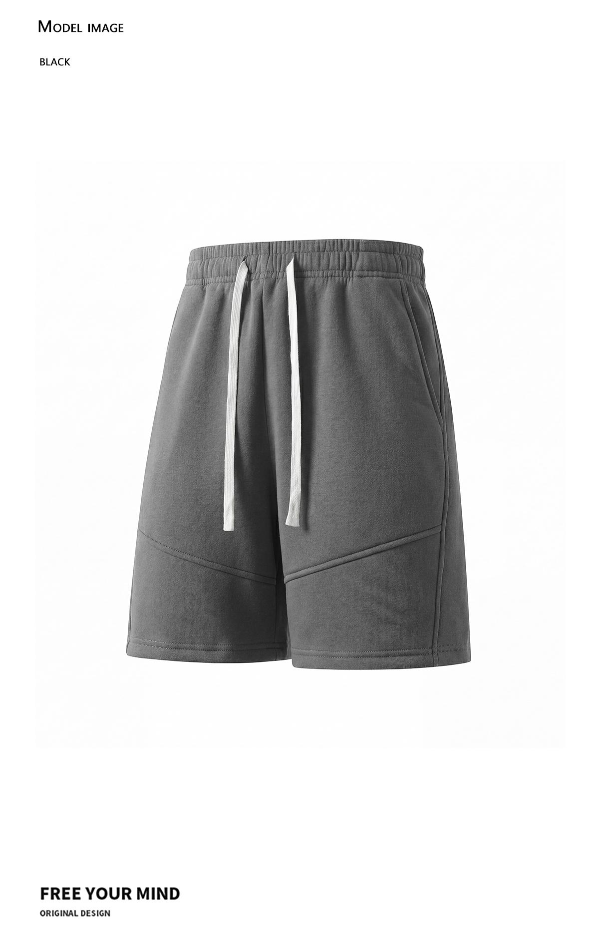 Men's shorts, men's bermuda shorts.Loose straight fit, elastic waistband with drawstring that doesn’t squeeze, 3D paneling, cut design to enhance leg shape.Solid color, simple and versatile—casual wear for everyday outings, workouts, home, and sleep.