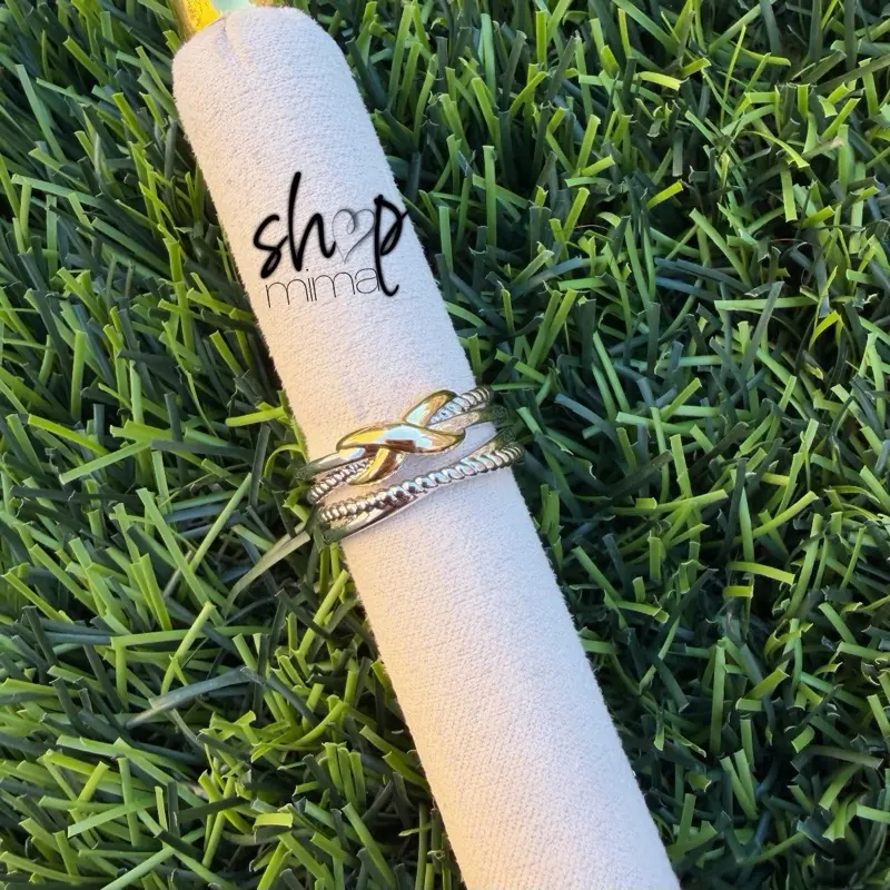 Shop Mime Mixed Metals Infinity Ring - Unique Design for Everyday Wear