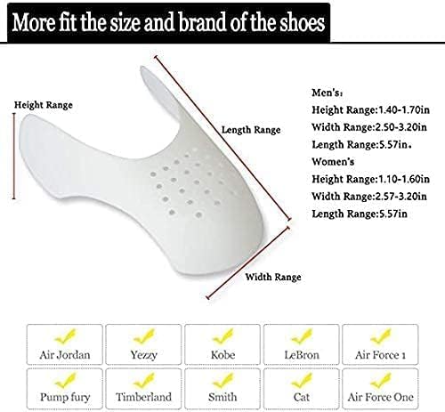 4 Pairs Sneaker Crease Protector Anti Wrinkle Shoe Shields for Air Force 1 Jordan Sneakers Shoe Protector Inserts Men 7-12