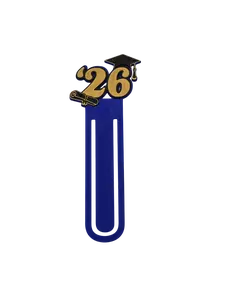 Class of 2026 Customizable Graduation Gift Bookmark - Personalized School Year Keepsake with Color Options for Seniors