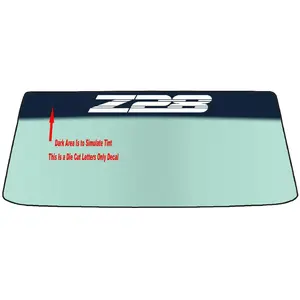FOR CHEVROLET CAMARO Z28 Windshield Banner Vinyl Decal - With Application Tool