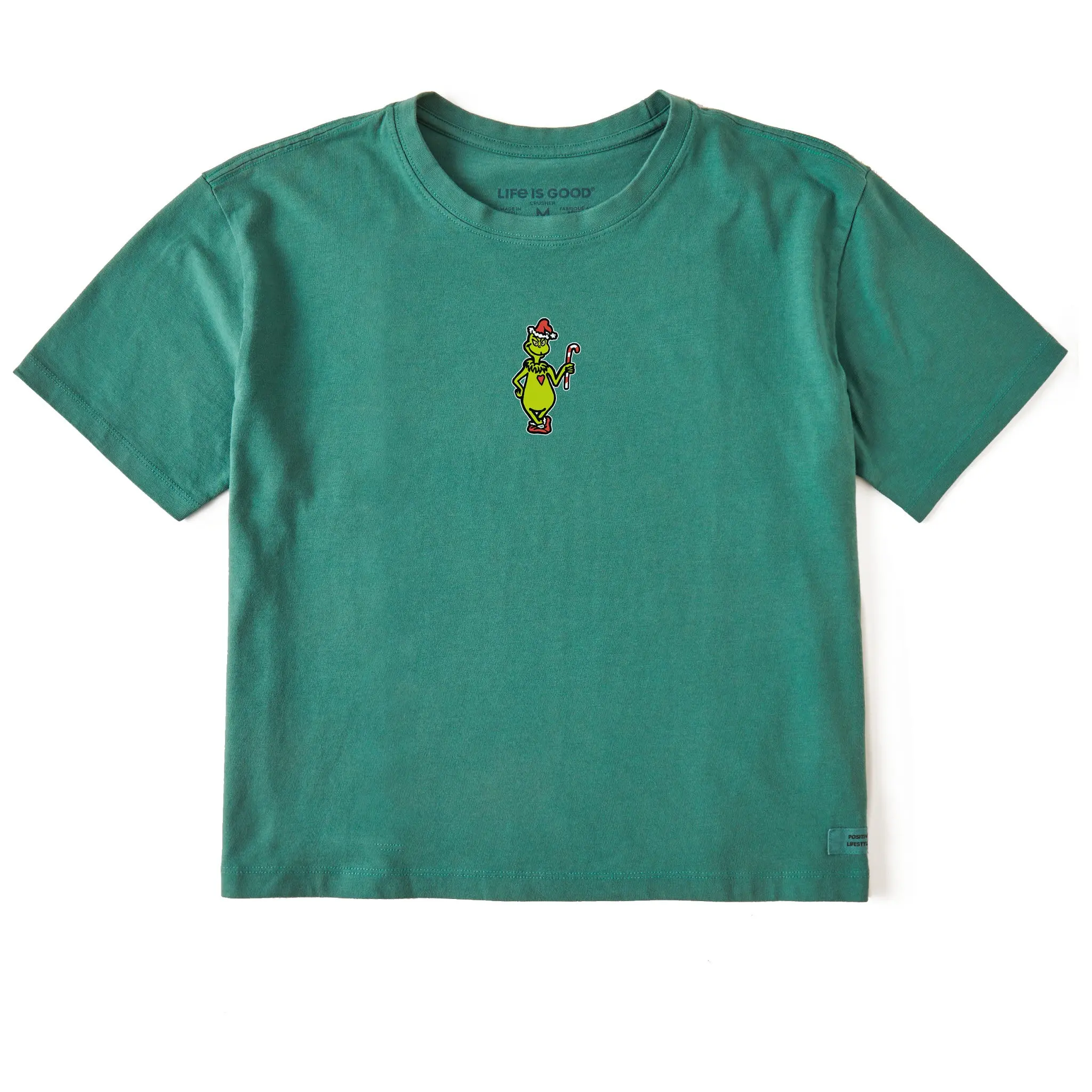 Women's Mini Grinch Short Sleeve Crusher Boxy Tee