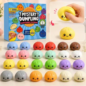 Calendar Blind Box Mysterious Baozi Decompression Toy For Adult Fidget Squishy Adult Puzzle and Stress Relieving Toys Gift
