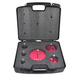 PPRK6 Plastic Pipe Fitting Reamer 6 Piece Kit for Standard 1/2" Drills PPR75 PPR100 PPR150 PPR200 PPR300 PPR400 High-Quality Tools in Durable Case Pipe Reamer Kit Set  of  Tools