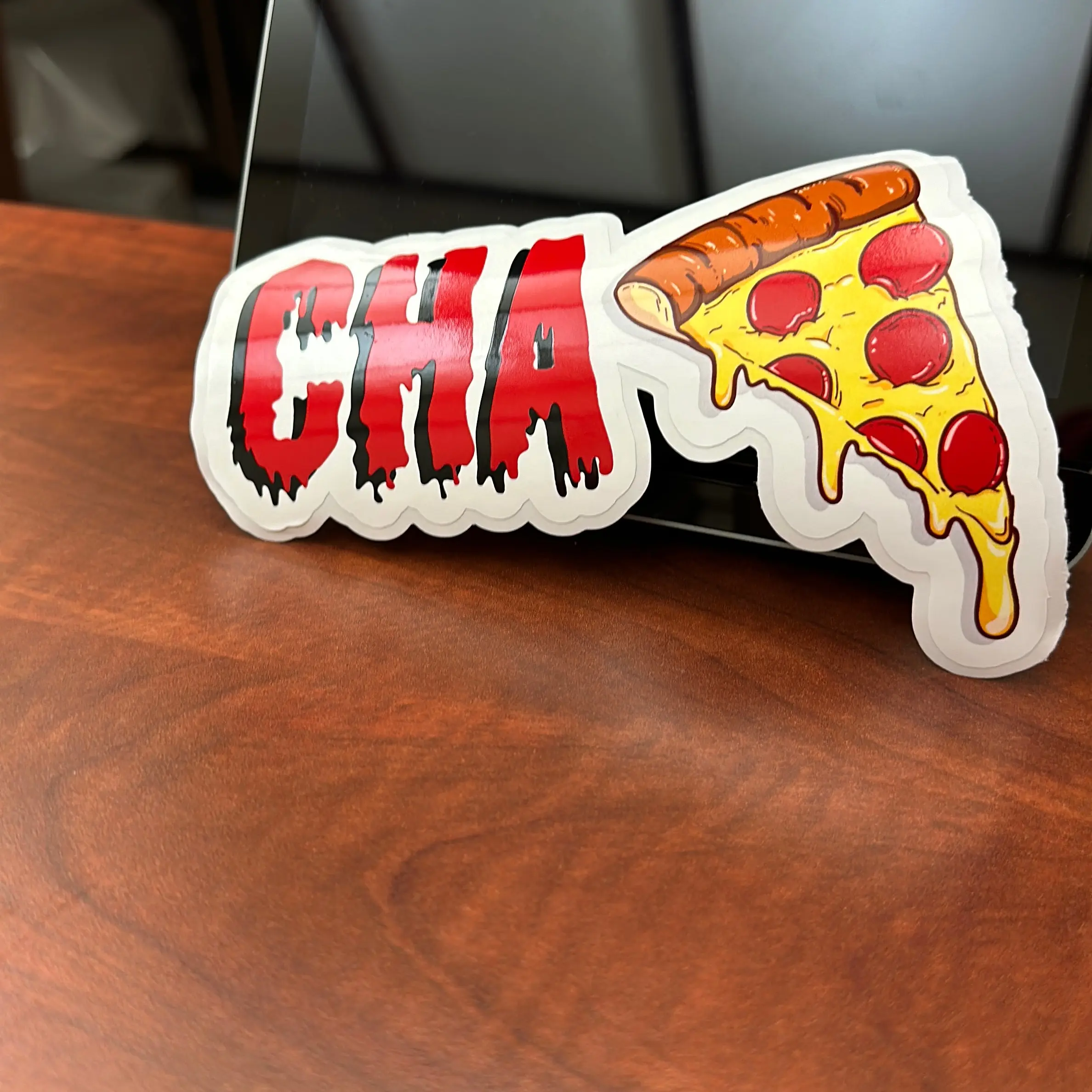 CHA Pizza Sticker