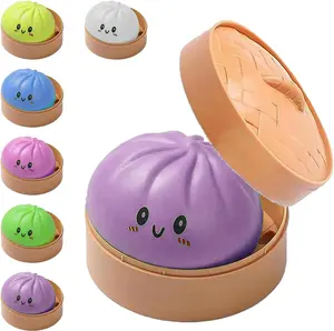 Dumplings Squishy Stress Balls Fidget Sensory Toy Mystery Dumplings Squishy Soft Squeeze De Dough for Adults