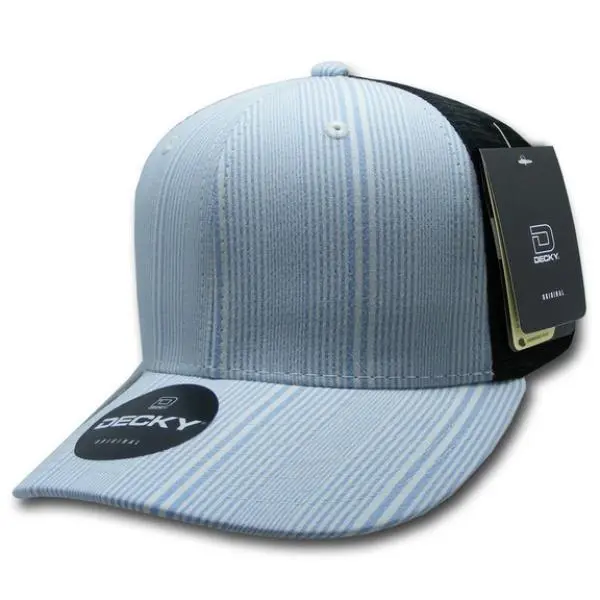 212 MAIN Snapback Trucker Hat, 6018-133 6-Panel Mid-Profile Structured Plaid Trucker Style Cap, 133-Black, 1 Size Fits Most, Unisex