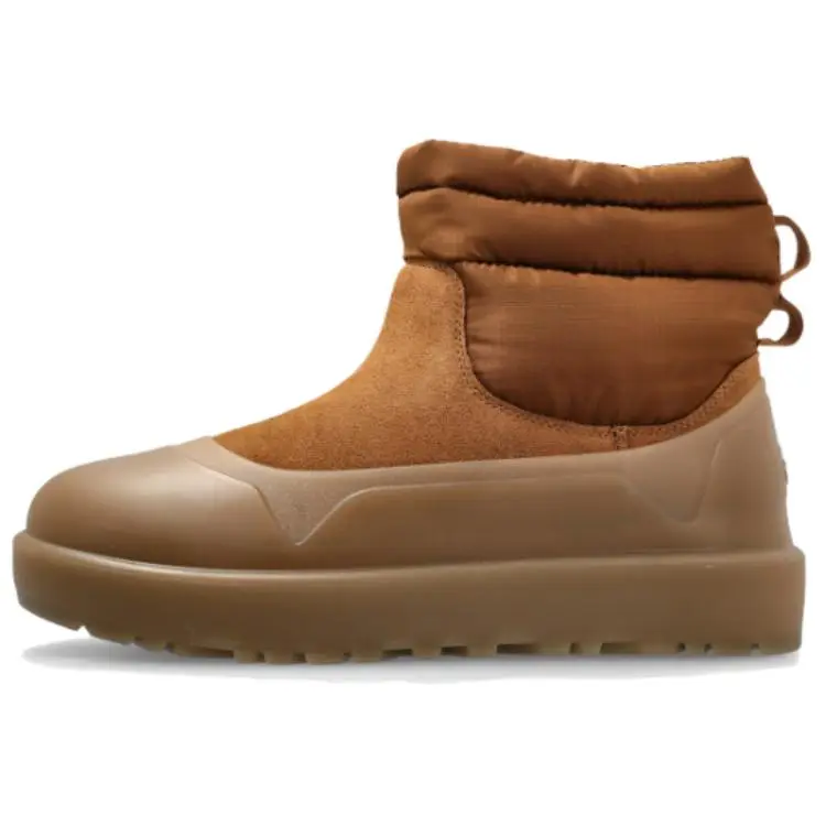 UGG Classic Mini Mod Boot Chestnut, Women, Shoe, Footwear, Comfy, Shearling, Casual, Solid, Ankle Height, Everyday Wear, Large Fit