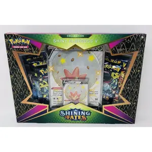 Pokemon TCG Shining Fates Shiny Eldegoss V Collection Box New Factory Sealed