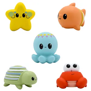 Hopscotch Lane Light-Up Animal Bath Floats – 5-Pack