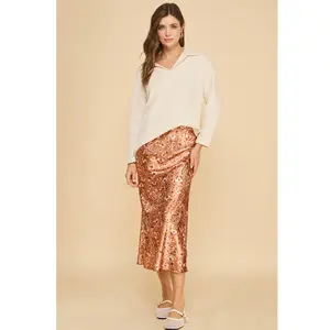 Printed Slip Skirt
