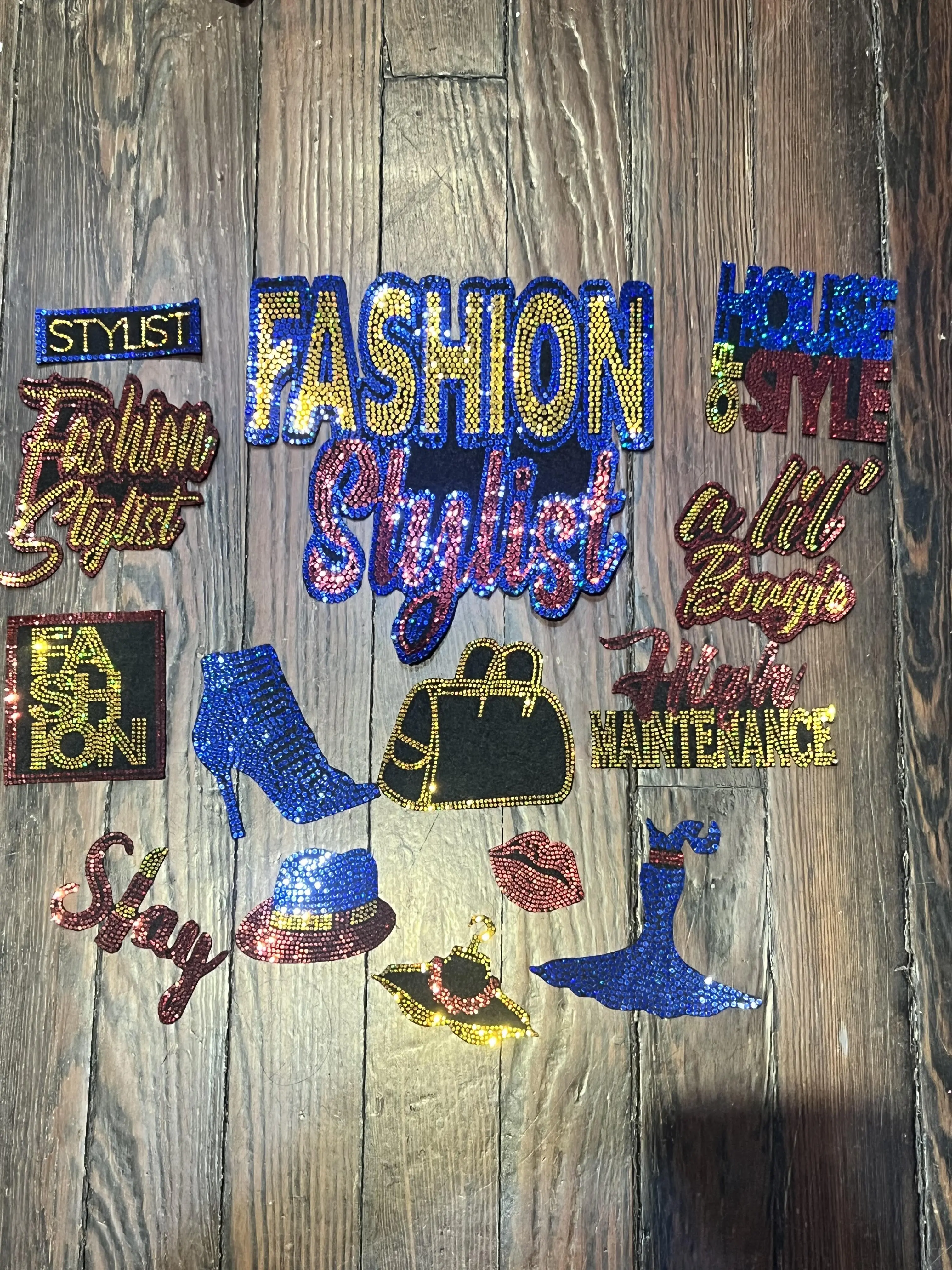 FASHION STYLIST BLING Patch Set