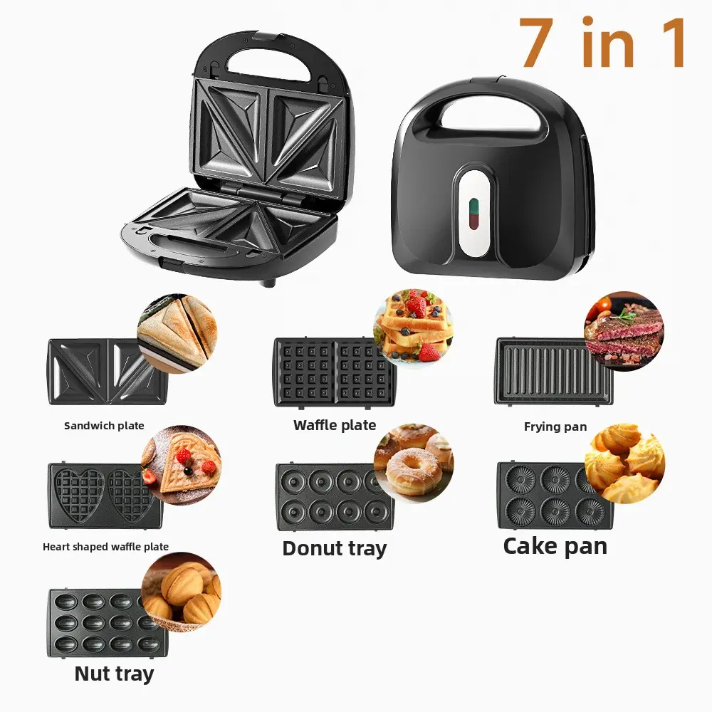 7-in-1 Sandwich Maker Breakfast Machine