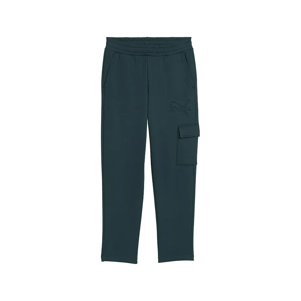 PUMA Mens Essentials Embossed Cargo Pants Casual - Green