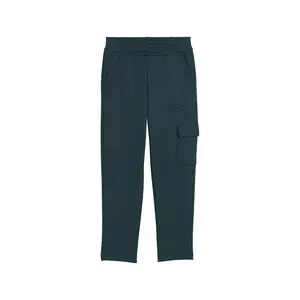 PUMA Mens Essentials Embossed Cargo Pants Casual - Green