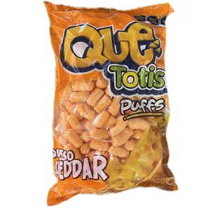 Que Totis Puffs Queso 400g - Cheddar Cheese Flavored Puffs Snack