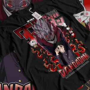Dandadan Anime T-Shirt & Sweatshirt, Okarun Red Powers Graphic Tee, Vintage Oversized Unisex Streetwear, Gift for Men Women