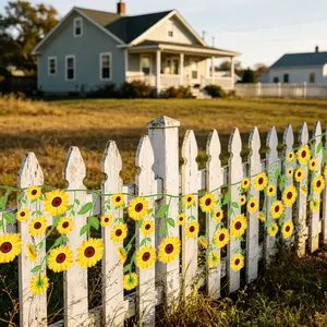 A fresh sunflower-themed banner, suitable for decorating children's rooms, homes, parties and many other occasions, Party Decoration Banner. #Children's Room Decoration #Good Products for Mothers and Babies #Sunflower Flag Banner