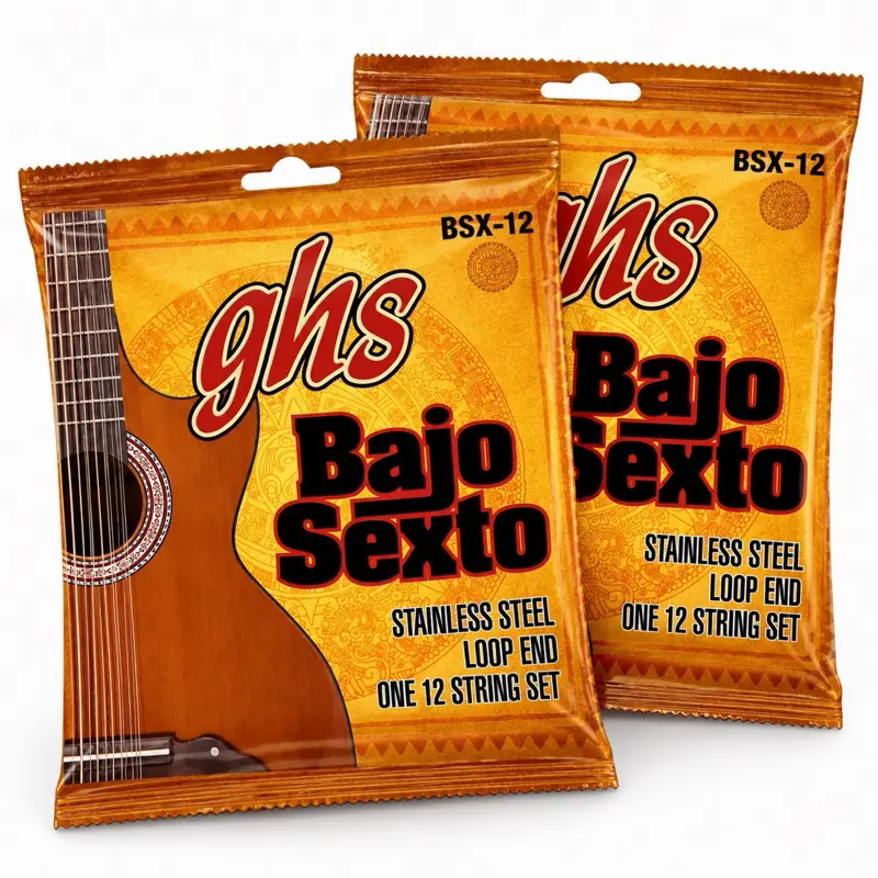 GHS Cuerdas Para Bajo Sexto BSX-12 - 2 Packs