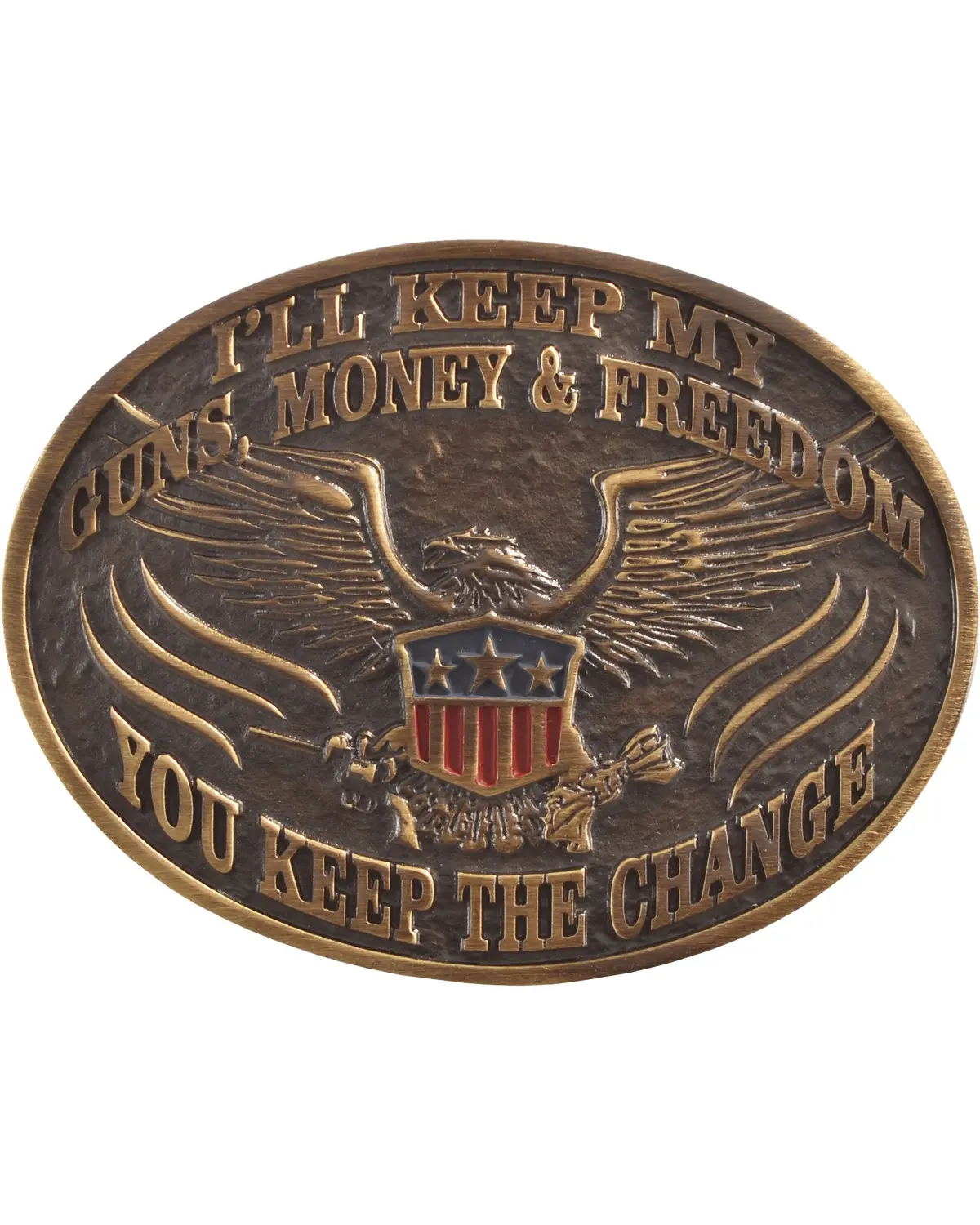 Cody James Men's Men'S I'Ll Keep My Guns Belt Buckle - 637-06