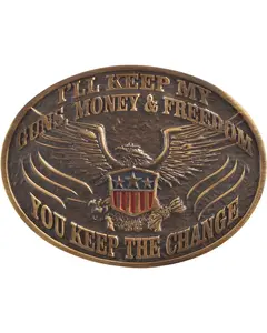 Cody James Men's Men'S I'Ll Keep My Guns Belt Buckle - 637-06