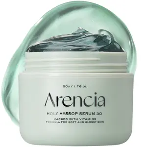 [Arencia] Holy Hyssop Overnight Face Mask Serum 30 50g - Vitamin A C E 10% Niacinamide Peptide Hydrating Anti Aging Korean Glass Skin Formula